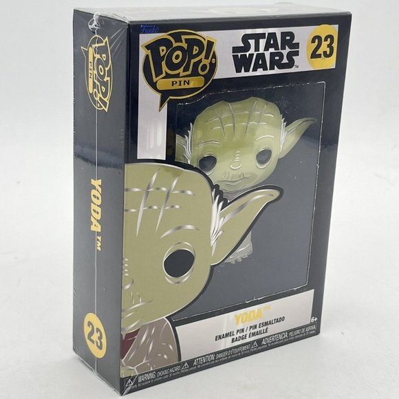 Stars Wars Yoda #23 Funko Pop Pin Enamel With Stand - Picture 2 of 8